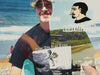 Man on a beach showing off the Surf The Kali Yuga tee